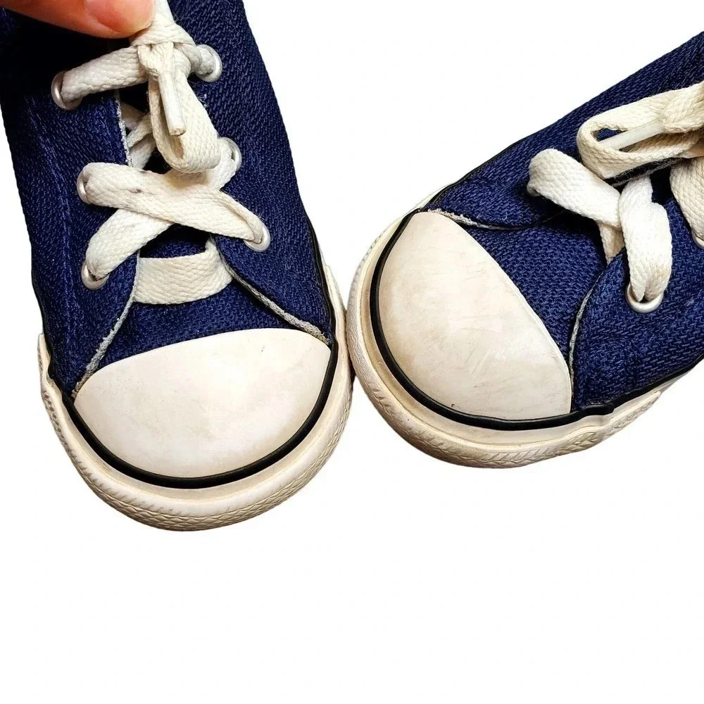 Converse Navy Hi-Top Toddler Sneakers
